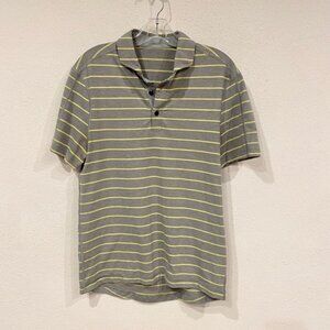Lululemon Evolution Striped Polo Size Small EUC